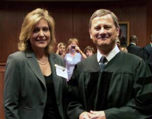 Kerry Sutton sworn in to the U.S. Supreme Court Bar by Chief Justice John G. Roberts, Jr